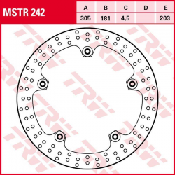 TRW Lucas, přední brzdový kotouč, BMW F 750GS/850GS '18-, R 1200GS/ADV '13-'18, R 1250GS/ADV '19-, (305X181X5mm)