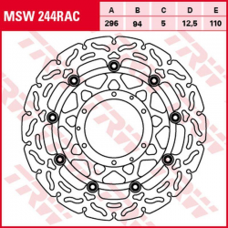 TRW Lucas, přední brzdový kotouč, Honda CBR 600F '01-'07 (296X94X5mm) WAVE