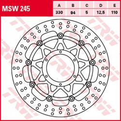 TRW Lucas, přední brzdový kotouč, Honda CBR 900RR FIREBLADE '00-'03 (330X94X5mm)