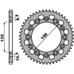 PBR, rozeta 4309 42 C45 Honda XL600/XL500/NX650/XR600/FX650 (JTR245/3.42) (řetěz 520)
