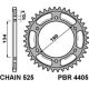 PBR, rozeta 4405 47 C45 Honda CBR 600RR '03-'15, CBR 600F '01-'19, CBR 1000RR '17-'20 (JTR1307.47) (řetěz 525)