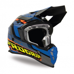 Progrip, MX přilba PG3180 AP71, barva modrá/šedá/oranžová, velikost L (3180-362)