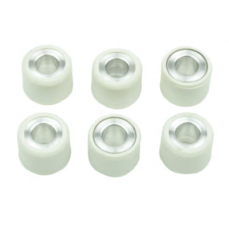 Athena, válečky variátoru 6 ks. 15 X 12 mm 7,5 gr. Aprilia AMICO/GULLIVER/SCARABEO/SONIC/SR 50, PIAGGIO BROVO/CIAO/GRILLO