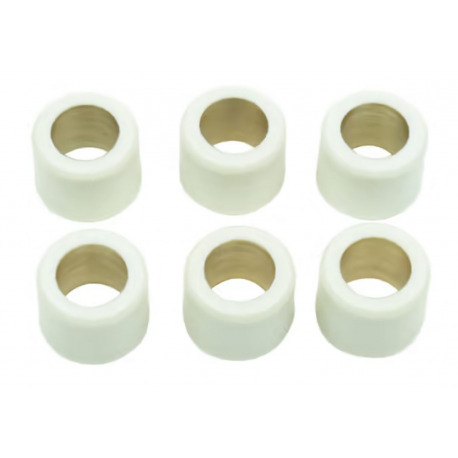 Athena, válečky variátoru 6 ks. 16 X 13 mm 3 gr. Yamaha YQ/YW/YN/YM/JOG/YH/BWS 50, Suzuki UX/UF/AY/AP/AH 50, PIAGGIO ZIP/L