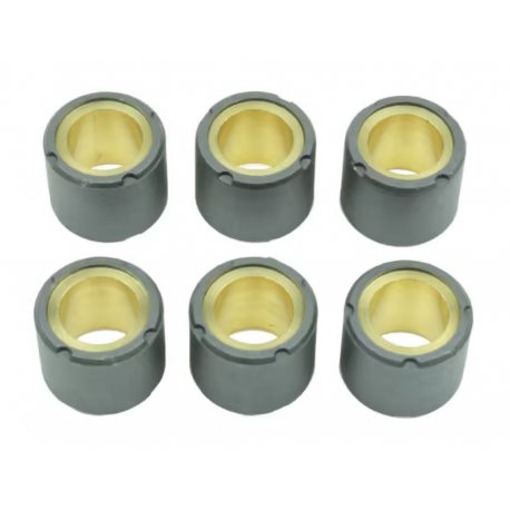 Athena, válečky variátoru 6 ks. 20 X 17 mm 11,5 gr. Yamaha X-MAX/X-CITY/MAJESTY 125, Aprilia ATLANTIC/LEONARDO 125,Kymco M