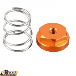 FM-Parts, sada vratné pružiny zadní brzdy, KTM/Husqvarna/Gas Gas, oranžová barva