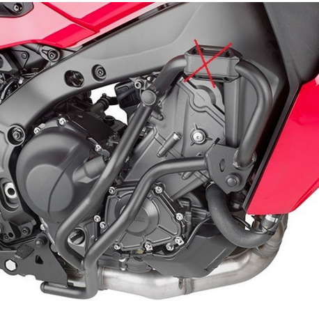 Kappa, padací rámy, Yamaha TRACER 9 '21-'22, černé – nahrazují KN2159
