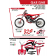 UFO, sada plastů + sada polepů, Gas Gas MC 125 '21-'22 Stokes, červená barva