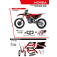 UFO, sada plastů + sada polepů, Honda CRF 250R '22 Stokes, černá barva