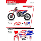 UFO, sada plastů + sada polepů, Honda CRF 250R '22 Patriot, červená barva