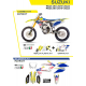 UFO, sada plastů + sada polepů, Suzuki RMZ 250 '19-'22 Patriot, OEM barva (žlutá/ bílá/ černá)