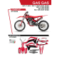 UFO, sada polepů, Gas Gas MC 125 '21-'22 Stokes, červená barva