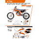 UFO, sada polepů, KTM SX 125 '19-'22 Stokes, bílá barva