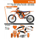 UFO, sada polepů, KTM SX 125 '19-'22 Stokes, oranžová barva