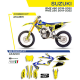 UFO, sada polepů, Suzuki RMZ 250 '19-'22 Akaishi, žlutá barva