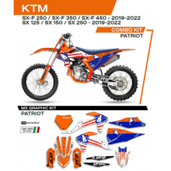 UFO, sada polepů, KTM SX 125 '19-'22 Patriot, oranžová barva
