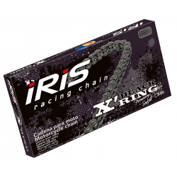Iris 520 XR-102 řetěz (102-článků) X-RING (rozpojený + spojka), černá barva (do 600ccm) (35,0KN)