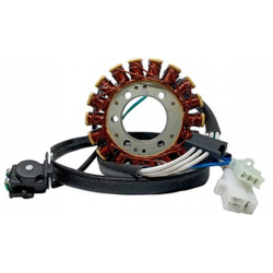 DZE, stator alternátoru, Yamaha XV 250 VIRAGO '95-07, XV 250 V-STAR '08-20, XV 125 VIRAGO '97, (OEM 3DM-81410-00