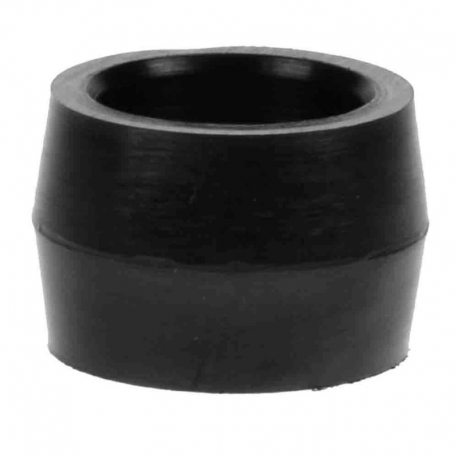 Ariete, gumová propojka mezi koleno a koncovku výfuku, prům. 25-27mm, délka 25mm, černá barva