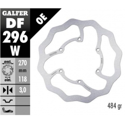 Galfer, brzdový kotouč, přední, Yamaha WR 250F '17-, WR 450F '20-, YZ 125/250 '22-, YZ 250F/450F '20 WAVE (270X118X3mm)