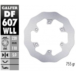 Galfer, brzdový kotouč, zadní, KTM SX/EXC/LC4 Husaberg,Husqvarna,Gas Gas WAVE (220X110X5mm)