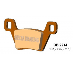 Delta Braking, brzdové desky, přední, KH600 Kymco MXU 500 '09-'14, MXU 550 '10-'21, MXU/UXV 700 '13-'21,