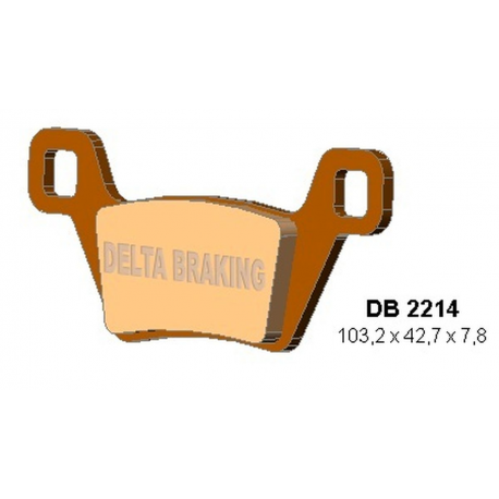 Delta Braking, brzdové desky, přední, KH600 Kymco MXU 500 '09-'14, MXU 550 '10-'21, MXU/UXV 700 '13-'21,