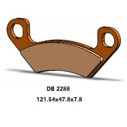 Delta Braking, brzdové desky, zadní, KH742 ARCTIC CAT PROWLER 812 PRO '19-'21, WILDCAT 1000 '19-'21, CUSHMAN HAULER DIESEL