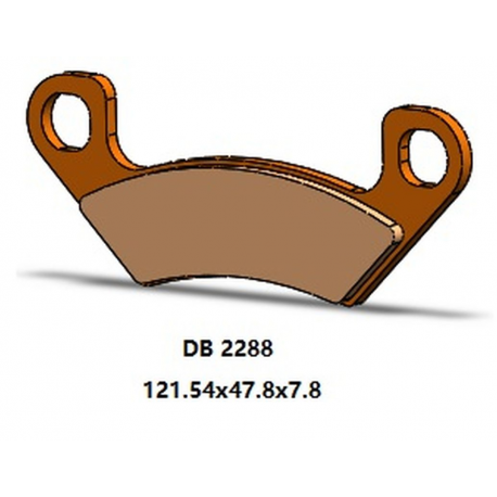 Delta Braking, brzdové desky, zadní, KH742 ARCTIC CAT PROWLER 812 PRO '19-'21, WILDCAT 1000 '19-'21, CUSHMAN HAULER DIESEL