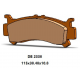 Delta Braking, brzdové desky, levé, přední, KH701 Honda SXS 1000 PIONEER '16-'22, SXS 1000 TALON '19-'22