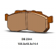 Delta Braking, brzdové desky, přední, KH712 Honda SXS 500 PIONEER '15-'22, SXS 520 PIONEER '21-'22, SXS 700 PIONEER '16-'