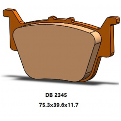 Delta Braking, brzdové desky, zadní, KH714 Honda SXS 500 PIONEER '15-'22, SXS 520 PIONEER '21-'22, SXS 700 PIONEER '16-'22