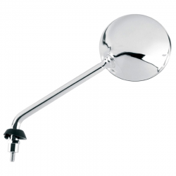Vicma, zpětné zrcátko, levé, průměr závitu 8mm, pravý závit, chromované Piaggio/Vespa GTS, GTV, LX, LXV 50-3