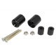 Vicma, koncovky řidítek M6X60, černá barva, Kawasaki KLE, ZR, ZR-7 500/750 1991-2007