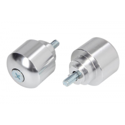 Vicma, koncovky řidítek M6X45, stříbrná barva, (STANDARD Honda) Honda CB, CBF, CBR, VFR, VTR 250-1300 1969-2008