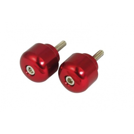 Vicma, koncovky řidítek M6X45, červená barva, (STANDARD Honda) Honda CB, CBF, CBR, VFR, VTR 250-1300 1969-2008