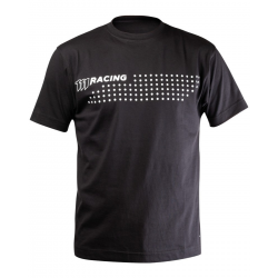 111 Racing, T-Shirt Racing Dot, černá barva, velikost XL