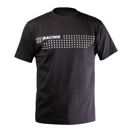 111 Racing, T-Shirt Racing Dot, černá barva, velikost XL