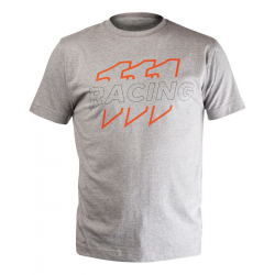 111 Racing, T-Shirt Racing IN-111, šedá barva, velikost XL