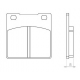 Brenta, brzdové destičky, KH63 Suzuki GS/GSX/GSF/GSXR/RF/SV-, zadní