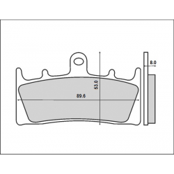 Brenta, brzdové destičky, KH188 Kawasaki/Suzuki, přední