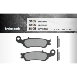 Brenta, brzdové destičky, KH450 YZ/YZF, přední 08-16