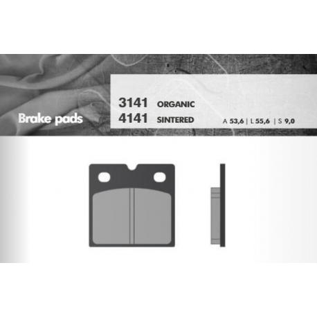 Brenta, brzdové destičky, KH18, přední (BMW K75/100/1100/1200, R45/65/80/100)