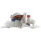 Polisport, sada plastů, Honda CRF 250R '11-'13 CRF 450R '11-'12, bílá barva