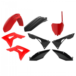 Polisport, sada plastů, Honda CRF 250R '18-'21 CRF 450R '17-'20, barva červená/černá