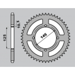Grosskopf, rozeta 857 38 Yamaha YFM 700, YFZ450,YFM350