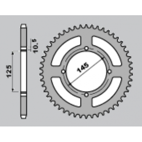 Grosskopf, rozeta 857 38 Yamaha YFM 700, YFZ450,YFM350