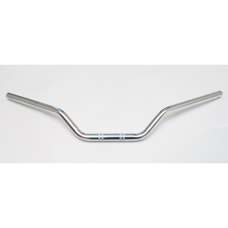 Biketec, chromovaná řidítka UNI 22MM (šíř.700MM)