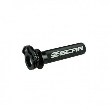 Scar Racing, duralová rukojeť plynu s ložiskem, KTM EXC 250/300 TPI 18-22, SXF 250/350/450 16-22 , EXCF 250/350/450500 17-22, če