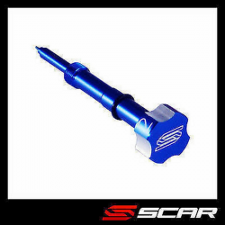 Scar Racing, regulační šroub bohatosti, modrá barva